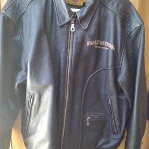 Harley Davidson men's leather jacket size large